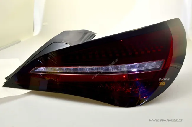 SW-Celi full LED rear lights suitable for Mercedes CLA C117/X117 13-19 Cherry Red clear