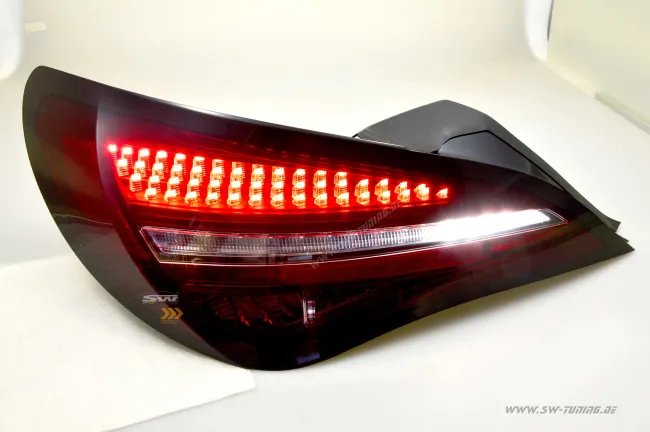 SW-Celi full LED rear lights suitable for Mercedes CLA C117/X117 13-19 Cherry Red clear