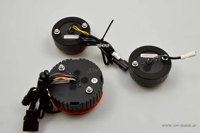 SW-Celi LED Rückleuchten für Landrover Defender 90 110 130 L316 1990-2016 smoke