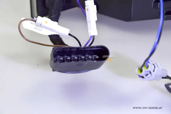 SW-Celi LED Rückleuchten passend für T5 Typ 7H 03-15 LED Lightbar Wischblinker black smoke in T6.1-Optik