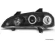 angel eye headlights Opel Tigra 95-00 2 halo rims black