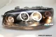 Angel Eye Scheinwerfer Fiat Punto Typ 188 99-03 2 LED Standlichtringe black