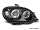 Angel Eye headlights Citroen Saxo 00-04 LED halo rims black