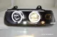 Angel Eye Scheinwerfer für BMW E36 Coupé/Cabrio 92-98 LED Standlichtringe black