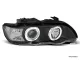 Angel Eye Scheinwerfer für BMW X5 E53 99-02 LED Standlichtringe black