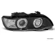 Angel Eye Scheinwerfer für BMW X5 E53 99-02 LED Standlichtringe black