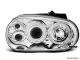 Angel Eye Scheinwerfer für VW Golf IV 2 LED Standlichtringe chrom