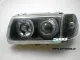 headlights VW Polo 6N 95-98 2 halo rims black