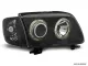 Angel Eye Scheinwerfer VW Polo 6N2 99-01 2 Standlichtringe black