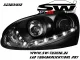 SW-DRL Scheinwerfer VW Golf 5 LED Tagfahrlicht R87 / Xenon black