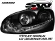 SW-DRL Scheinwerfer VW Golf 5 LED Tagfahrlicht R87 / Xenon black