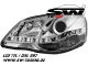 SW-DRL headlights VW Polo 9N3 05/05-09 LED drl chrome ehc-motor
