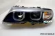 Angel Eye Scheinwerfer BMW E46 Limo LCI 01-05 U-LED-Standlicht black
