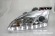 SW-DRL headlights Ford Focus Mk2 04-08 real LED DRL R87 ch