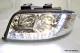SW-DRL Scheinwerfer passend für AUDI A6 4B 01-04 Facelift LED Tagfahrlicht R87 chrome