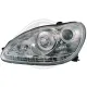 SW-Xenon headlights for Mercedes Benz S-Class W220 chrome 02-05 LED positionslight