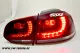 SW-Light LED Taillights R-Look suitable for VW Golf VI 2008-2012 red/crystal