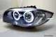 Angel Eye Scheinwerfer 1er BMW E87 E88 E81 E82 04-11 High LED Standlichtringe black