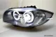 Angel Eye Scheinwerfer 1er BMW E87 E88 E81 E82 04-11 High LED Standlichtringe black