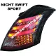 SW-Celi LED Rückleuchten passend für Suzuki Swift Typ FZ/NZ 10-16 black/Clear