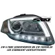 SW-LTube headlights suitable for Audi A4 B7 04-07 Lighttube chrome