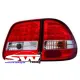 LED taillights Mercedes Benz E-Class T-Model S210 96-03 red / clear