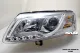 SW-DRLTube Xenon Scheinwerfer AUDI A6 4F 04-07 LED TFL R87 chrom Lighttube
