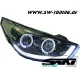 SW-LTube Scheinwerfer Hyundai IX35 LM 09-13 Black Lighttube Standlicht