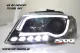 SW-DRLTube Scheinwerfer AUDI A3 8P 08-12 Facelift LED TFL / Lighttube black
