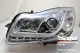 SW-DRLtube headlights Opel Insignia 08-14 chrome with LED DRL R87 Lighttube