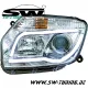SW-Ltube Scheinwerfer Dacia Duster 10-14 LED Lighttube chrom