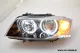 Angel Eye Scheinwerfer für 3er BMW E90 E91 05-13 High LED Standlichtringe Black