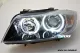 Angel Eye Scheinwerfer für 3er BMW E90 E91 05-13 High LED Standlichtringe Black