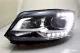 SW-DRL headlights suitable for VW Touran GP2 Facelift Type 1T 10-14 LED DRL R87 black