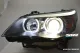 Angel Eye Scheinwerfer passend für 5er BMW E60 E61 03-10 High LED Standlichtringe Black