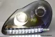 SW-Light Xenon headlights suitable for Porsche Cayenne I 955 9PA 02-07 LED positionlight black