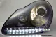 SW-Light Xenon headlights suitable for Porsche Cayenne I 955 9PA 02-07 LED positionlight black