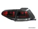 SW taillights for VW Golf 7 Type AU 12-16 black red
