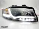 SW-DRLTube Scheinwerfer für AUDI A4 B6 Typ 8E 01-04 LED Tagfahrlicht black Lightbar