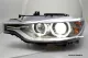 SWDRL Angel Eye headlights for BMW 3 Series F30 / F31 12-15 LED DRL helo rim black