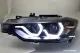 SW-DRL Angel Eye Scheinwerfer für 3er BMW Typ F30/F31 12-15 LED U-TFL-Standlichtringe black