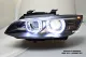 SW-Ltube Angel Eye Xenon Scheinwerfer für 3er BMW E92 E93 05-08 High U-LED TFL-Standlicht Black ohne AFS
