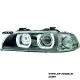 Angel Eye Xenon Scheinwerfer für 5er BMW E39 95-00 mit High LED Standlichtringe black