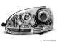 SW Angel Eye Scheinwerfer VW Golf 5 03-08 chrom CCFL-Standlichtringe LED Standlicht Lighttube