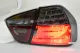 SWCeli LED Rückleuchten für 3er BMW E90 Limo 05-08 smoke / red Lightbar (nicht 335d)