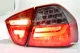SWCeli LED Rückleuchten für 3er BMW E90 Limo 05-08 red/smoke Lightbar (nicht 335d)