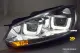 SW-DRLtube Scheinwerfer VW Golf VI 08-12 Dynamischer Blinker LED TFL U-Lighttube chrom