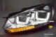SW-DRLtube Scheinwerfer VW Golf VI 08-12 Dynamischer Blinker LED TFL U-Lighttube chrom