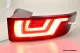 SW-Celi Voll LED Rückleuchten Range Rover Evoque 11-18 L538 Black/clear Lightbar