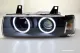 Angel Eye Scheinwerfer für 3er BMW E36 Cabrio/Coupe CCFL-Standlichtringe Black 2Türer